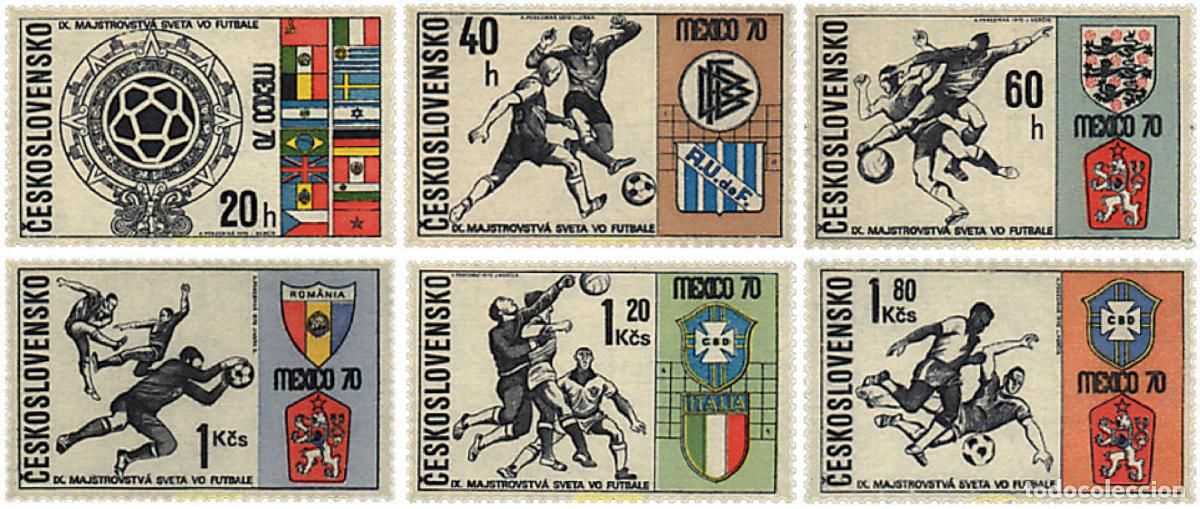 Stamps: 63720 MNH CHECOSLOVAQUIA 1970 COPA DEL MUNDO DE FUTBOL. MEXICO-70