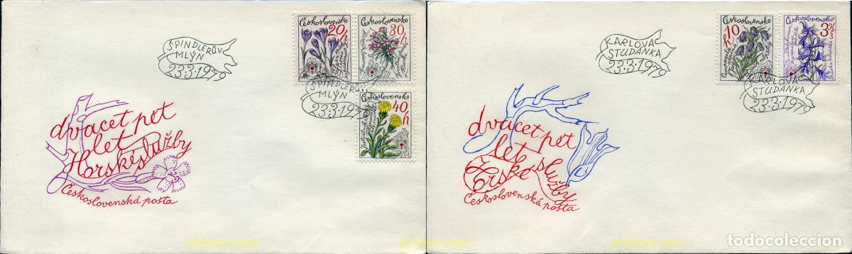 Sellos: 285309 MNH CHECOSLOVAQUIA 1979 25 ANIVERSARIO DEL SERVICIO DE SOCORRO DE MONTA&Ntilde;A. FLORES