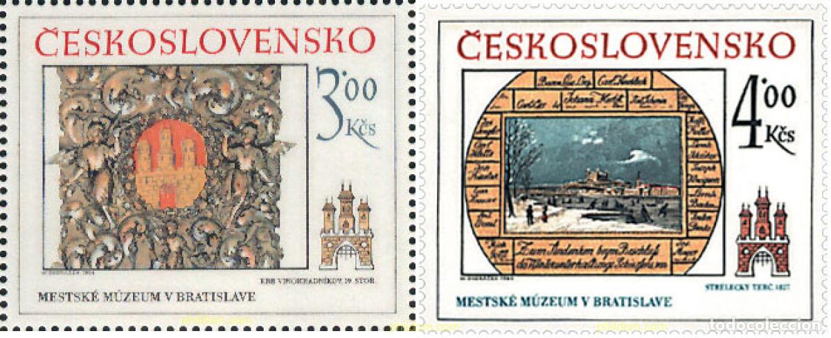 Sellos: 63781 MNH CHECOSLOVAQUIA 1984 MOTIVOS HISTORICOS DE BRATISLAVA