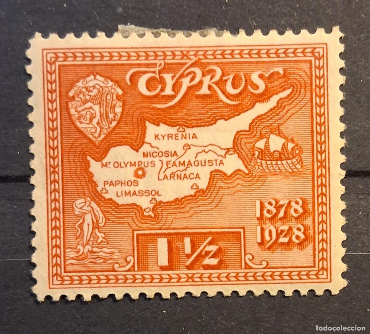 Sellos: CHIPRE, 1928, CAT.YT. 108.