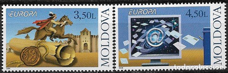Sellos: MOLDAVIA 2008 Europa * *