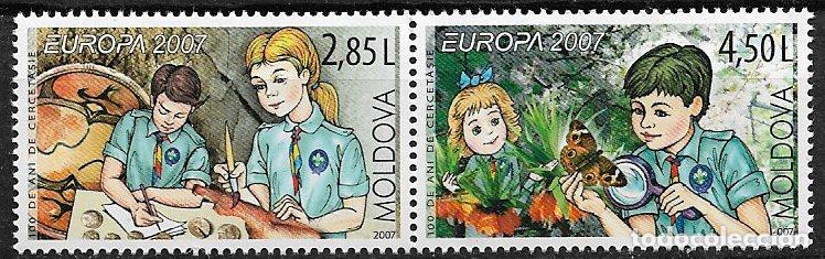 Sellos: MOLDAVIA 2007 Europa * *