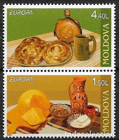 Sellos: MOLDAVIA 2005 Europa * *