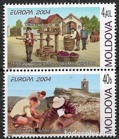 Sellos: MOLDAVIA 2004 Europa * *