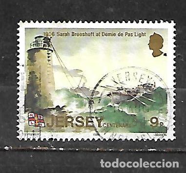 Sellos: 1984: JERSEY Centenario del servicio marino de rescate (usado)