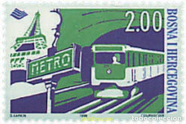 Sellos: 57738 MNH BOSNIA-HERZEGOVINA 1998 EL METRO DE PARIS