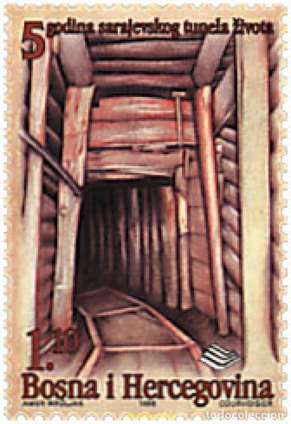 Sellos: 57737 MNH BOSNIA-HERZEGOVINA 1998 5 ANIVERSARIO DEL TUNEL DE SARAJEVO