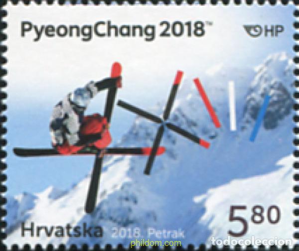 Sellos: 581440 MNH CROACIA 2018 23 JUEGOS OLIMPICOS DE INVIERNO - PYEONGCHANG-2018