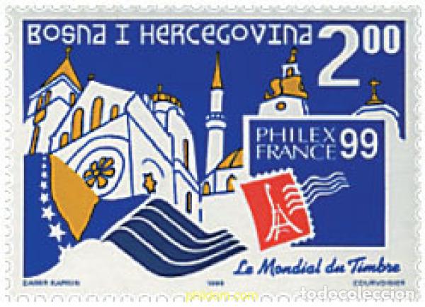 Sellos: 75012 MNH BOSNIA-HERZEGOVINA 1999 PHILEXFRANCE 99. EXPOSICION FILATELICA INTERNACIONAL