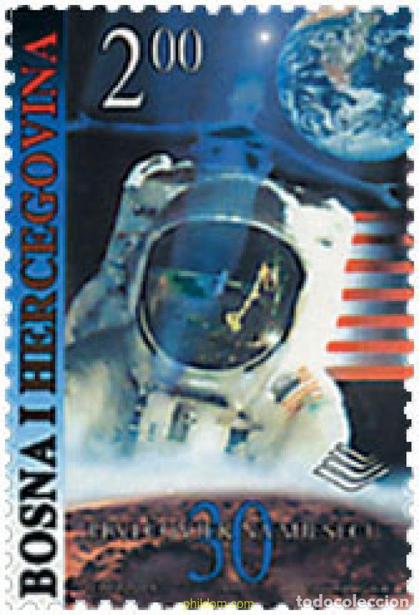 Sellos: 49169 MNH BOSNIA-HERZEGOVINA 1999 30 ANIVERSARIO DE LA LLEGADA DEL HOMBRE A LA LUNA