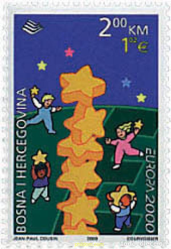 Sellos: 82381 MNH BOSNIA-HERZEGOVINA 2000 EUROPA CEPT. CONSTRUCCION EUROPEA