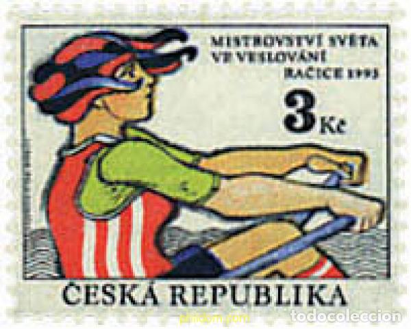 Sellos: 63565 MNH CHEQUIA 1993 CAMPEONATO DEL MUNDO DE REMO