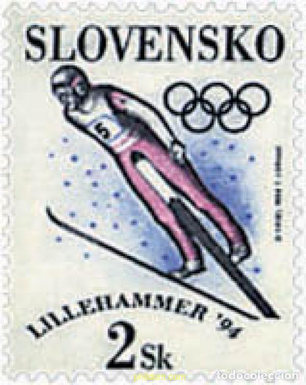 Sellos: 70738 MNH ESLOVAQUIA 1994 17 JUEGOS OLIMPICOS INVIERNO LILLEHAMMER 1994