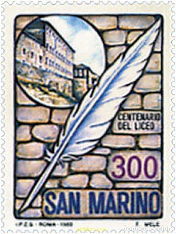 Sellos: 70333 MNH SAN MARINO 1983 CENTENARIO DEL INSTITUTO ESTATAL DE SAN MARINO