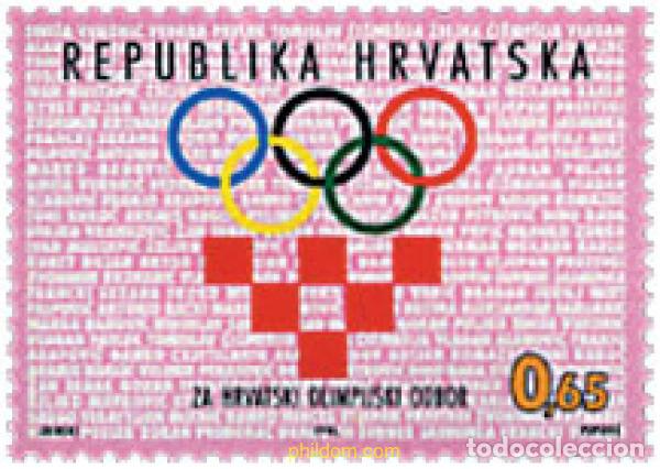 Sellos: 83464 MNH CROACIA 1996 COMITE OLIMPICO NACIONAL