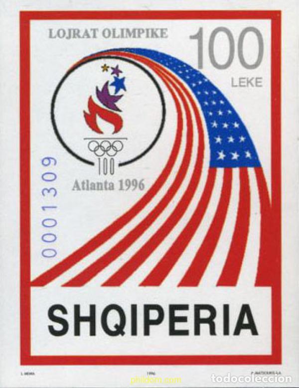 Sellos: 78689 MNH ALBANIA 1996 26 JUEGOS OLIMPICOS VERANO ATLANTA 1996