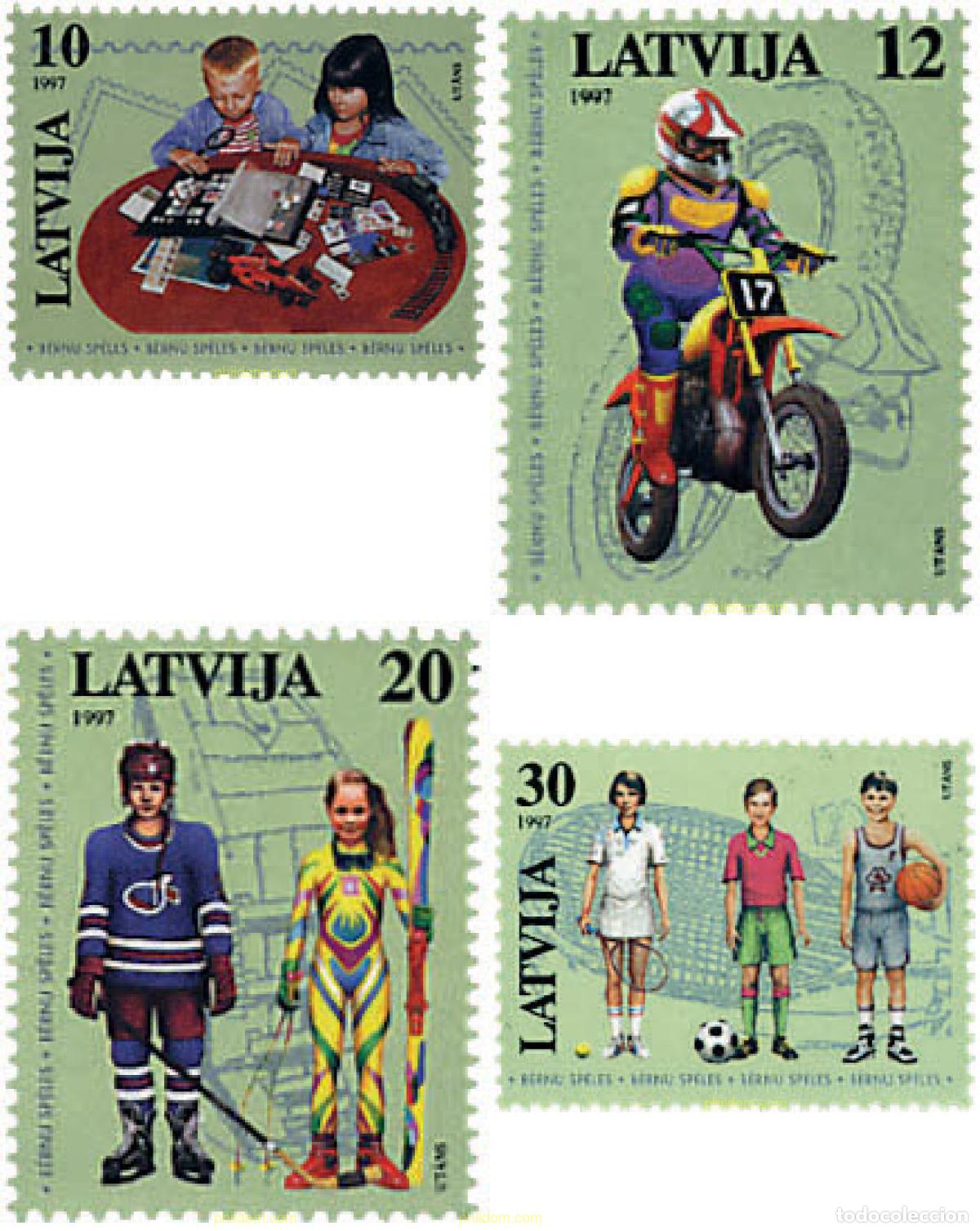 Sellos: 86548 MNH LETONIA 1997 ACTIVIDADES JUVENILES
