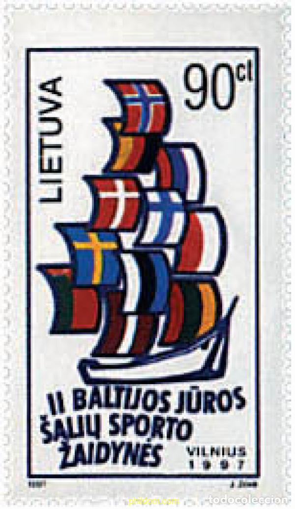 Sellos: 61437 MNH LITUANIA 1997 2 JUEGOS BALTICOS