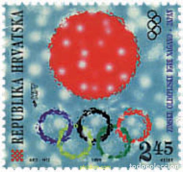 Selos: 70717 MNH CROACIA 1998 18 JUEGOS OLIMPICOS DE INVIERNO NAGANO 1998