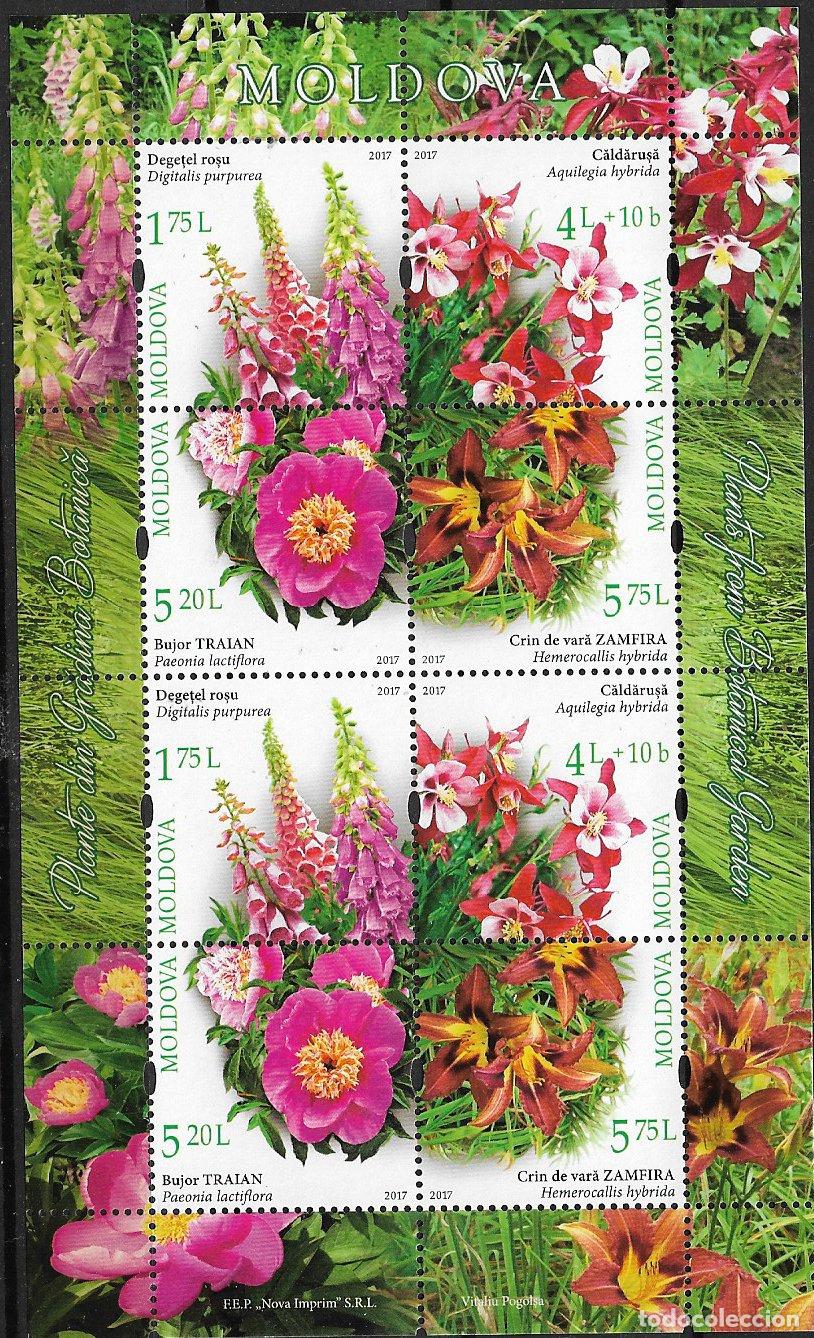 Sellos: MOLDAVIA 2015 Flora protegida, Yvert n&ordm; HB77 * *
