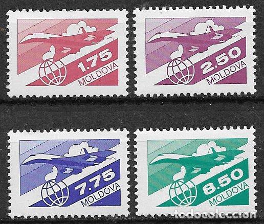 Stamps: MOLDAVIA A&eacute;reos 1992 Yvert n&ordm; 1 a 4 * *