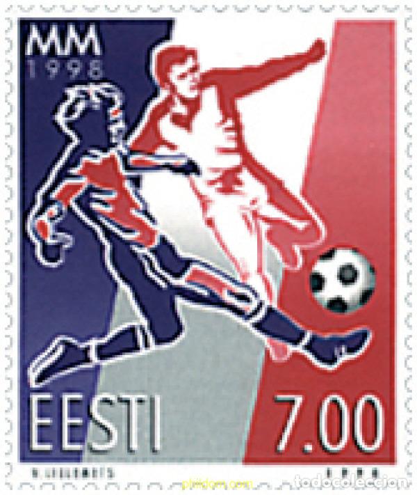 Francobolli: 85758 MNH ESTONIA 1998 COPA DEL MUNDO DE FUTBOL. FRANCIA-98