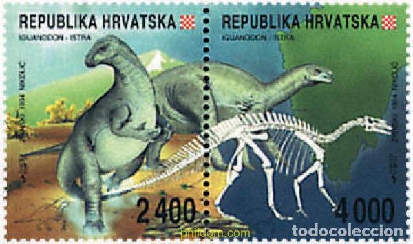 Selos: 100707 MNH CROACIA 1994 FAUNA PREHISTORICA