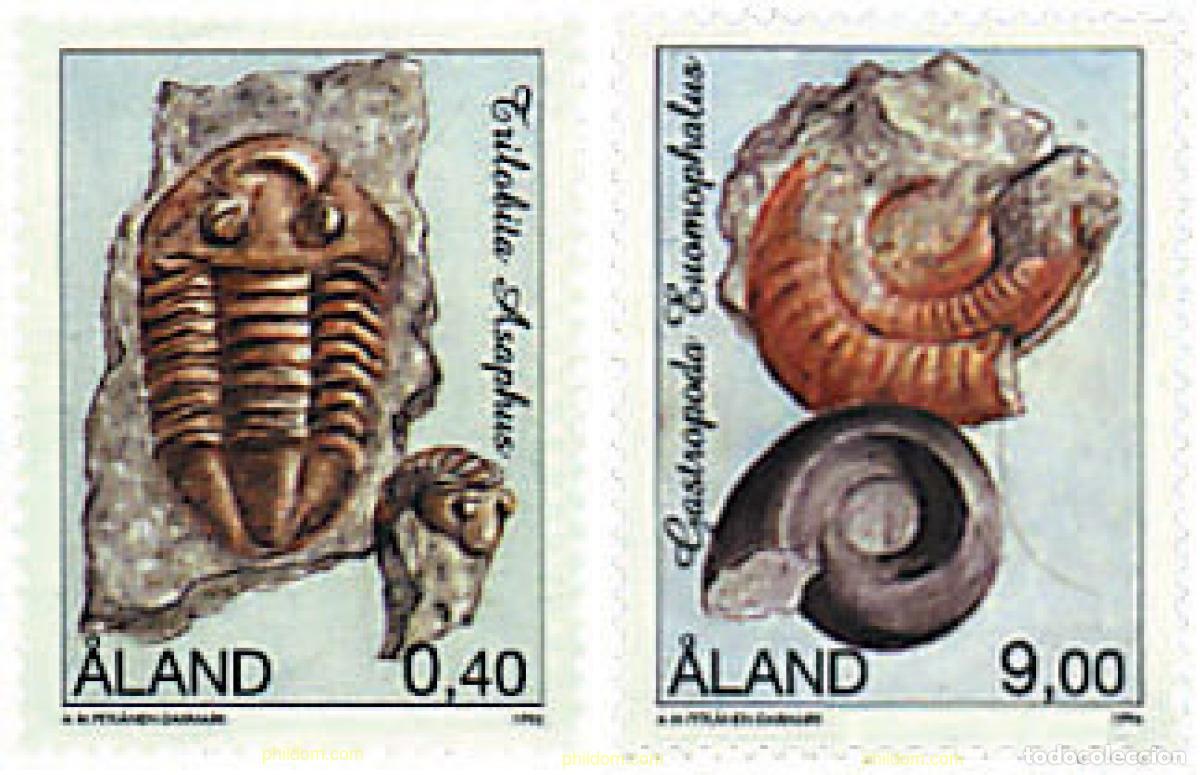 Sellos: 92646 MNH ALAND 1996 FOSILES