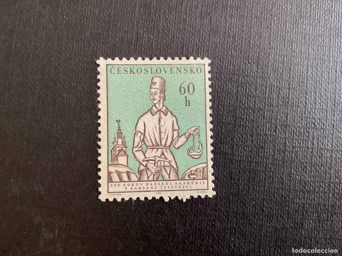 Sellos: CHECOSLOVAQUIA N&ordm; YVERT 1346*** A&Ntilde;O 1964. BICENTENARIO ACADEMIA DE MINAS DE BANSKA