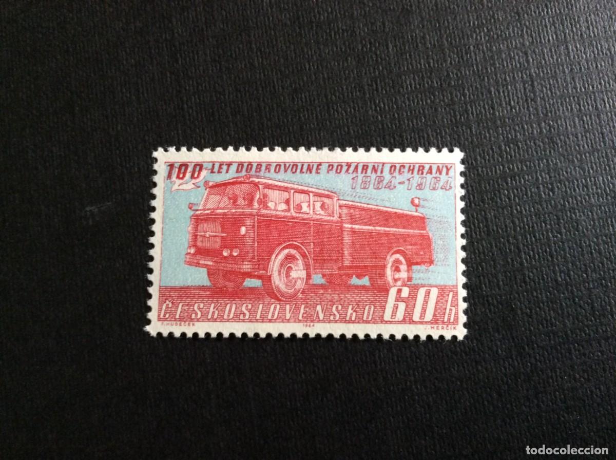 Sellos: CHECOSLOVAQUIA N&ordm; YVERT 1347*** A&Ntilde;O 1964. CENTENARIO BOMBEROS VOLUNTARIOS EN BOHEMIA