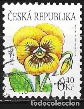 Sellos: Rep&uacute;blica Checa 2002 - Mi 330 - YT 306 - Flor