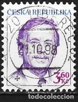 Sellos: Rep&uacute;blica Checa 1995 - Mi 70 - YT 69 - Presidente Vaclav Havel