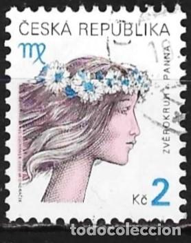 Sellos: Rep&uacute;blica Checa 2000 - Mi 257 - YT 246 - Signo del zod&iacute;aco: Virgo