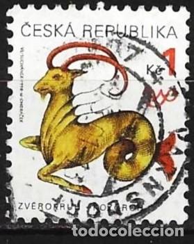Sellos: Rep&uacute;blica Checa 1998 - Mi 199 - YT 192 - Signo del zod&iacute;aco : Capricornio