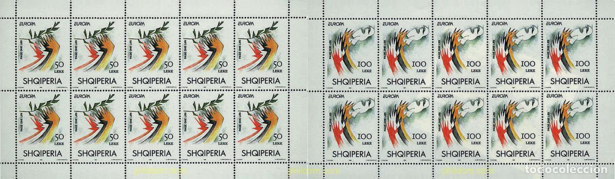Sellos: 9069 MNH ALBANIA 1995 EUROPA CEPT. PAZ Y LIBERTAD