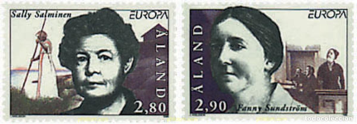 Sellos: 92640 MNH ALAND 1996 EUROPA CEPT. MUJERES CELEBRES