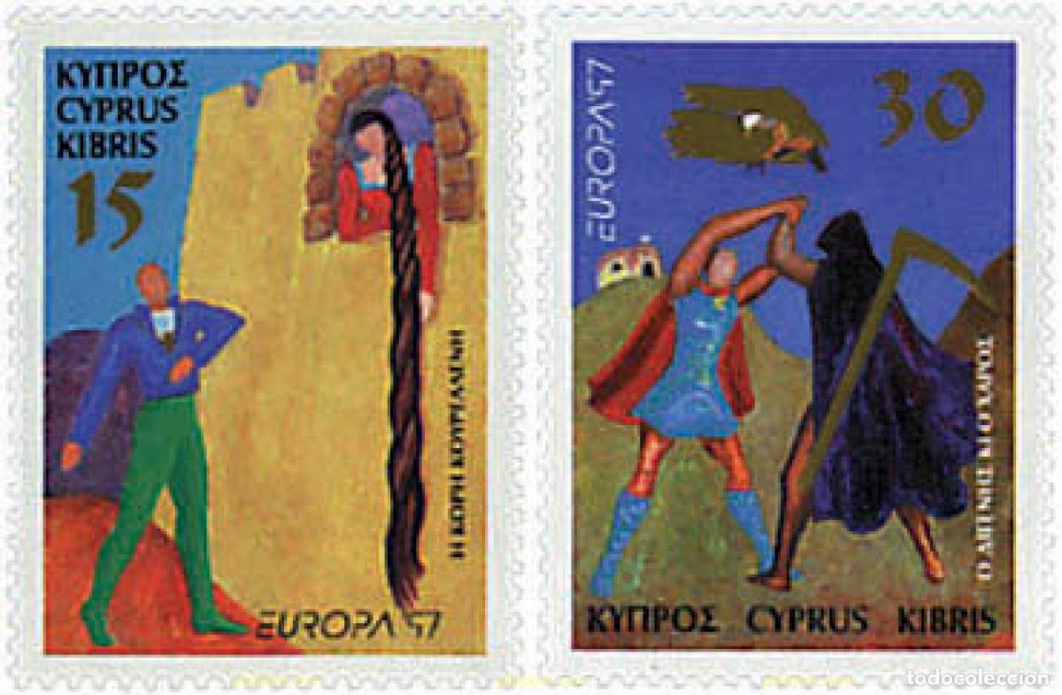Sellos: 63054 MNH CHIPRE 1997 EUROPA CEPT. CUENTOS Y LEYENDAS