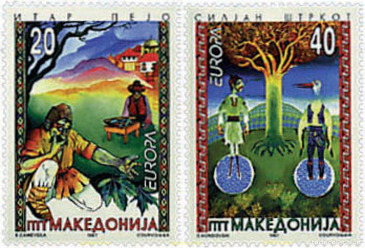 Sellos: 63076 MNH MACEDONIA 1997 EUROPA CEPT. CUENTOS Y LEYENDAS