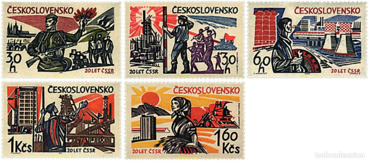 Sellos: 58098 MNH CHECOSLOVAQUIA 1965 20 ANIVERSARO DE LA LIBERACION