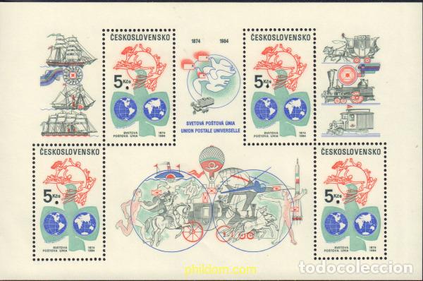 Sellos: 581496 MNH CHECOSLOVAQUIA 1984 110 ANIVERSARIO DE LA UPU