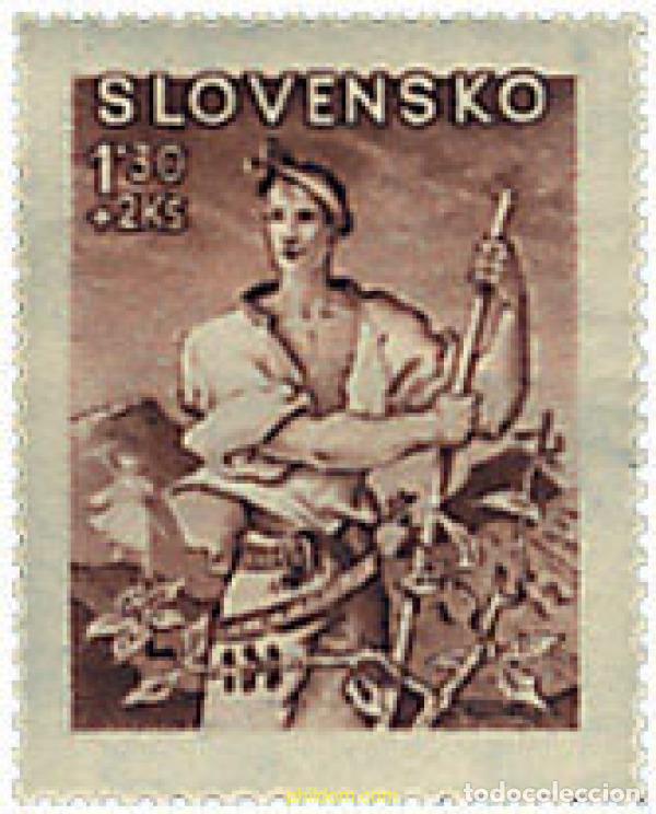 Sellos: 266716 HINGED ESLOVAQUIA 1943 PRO CULTURA