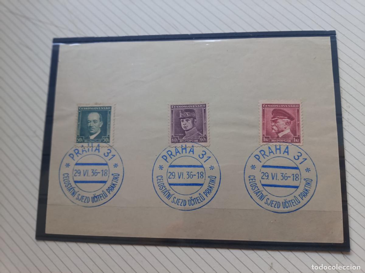 Sellos: Checoslovaquia PRAHA 31 1936. Matasello especial