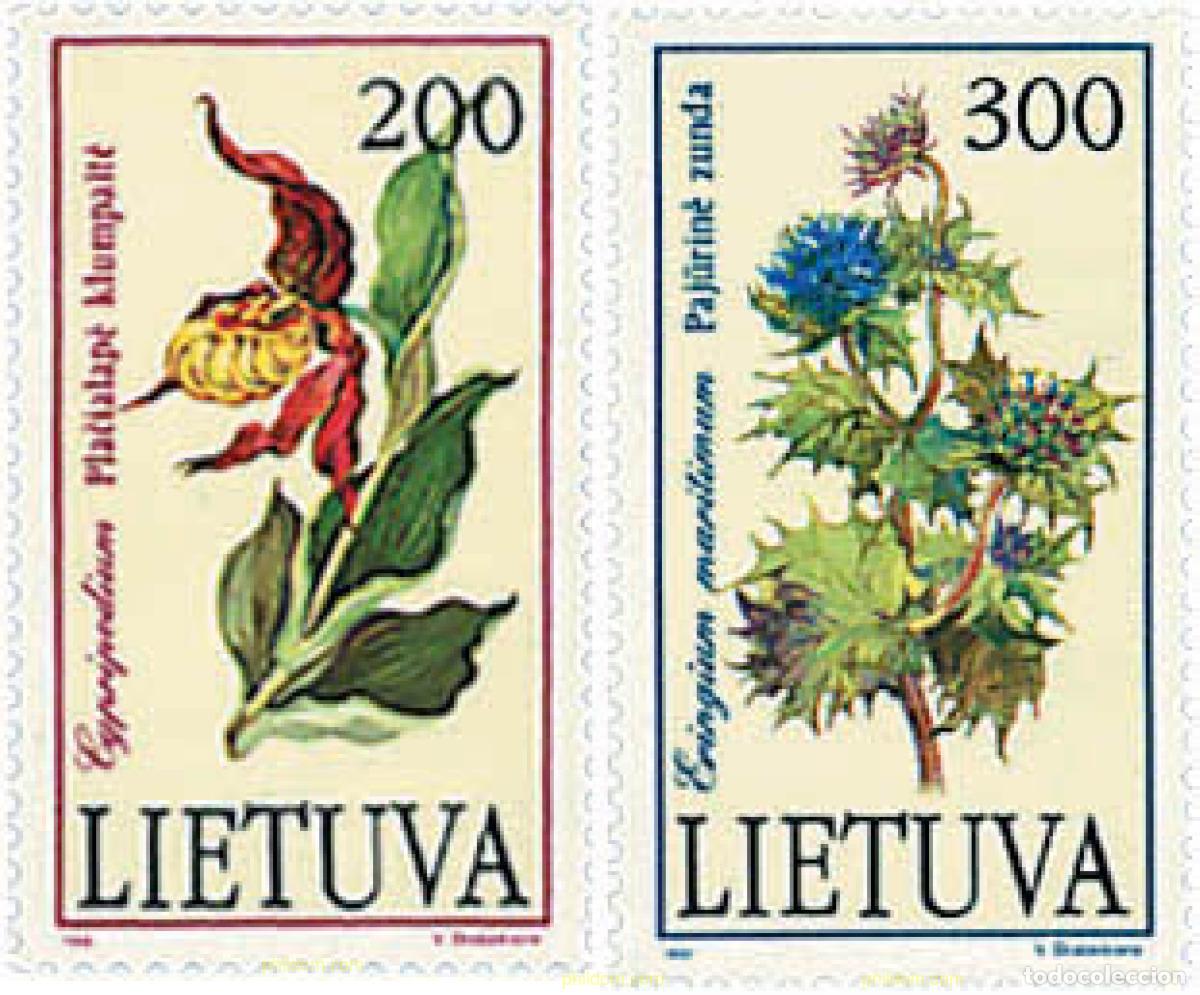 Briefmarken: 97963 MNH LITUANIA 1992 FLORES SILVESTRES
