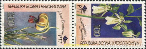 Timbres: 171283 MNH BOSNIA-HERZEGOVINA 1995 FAUNA Y FLORA