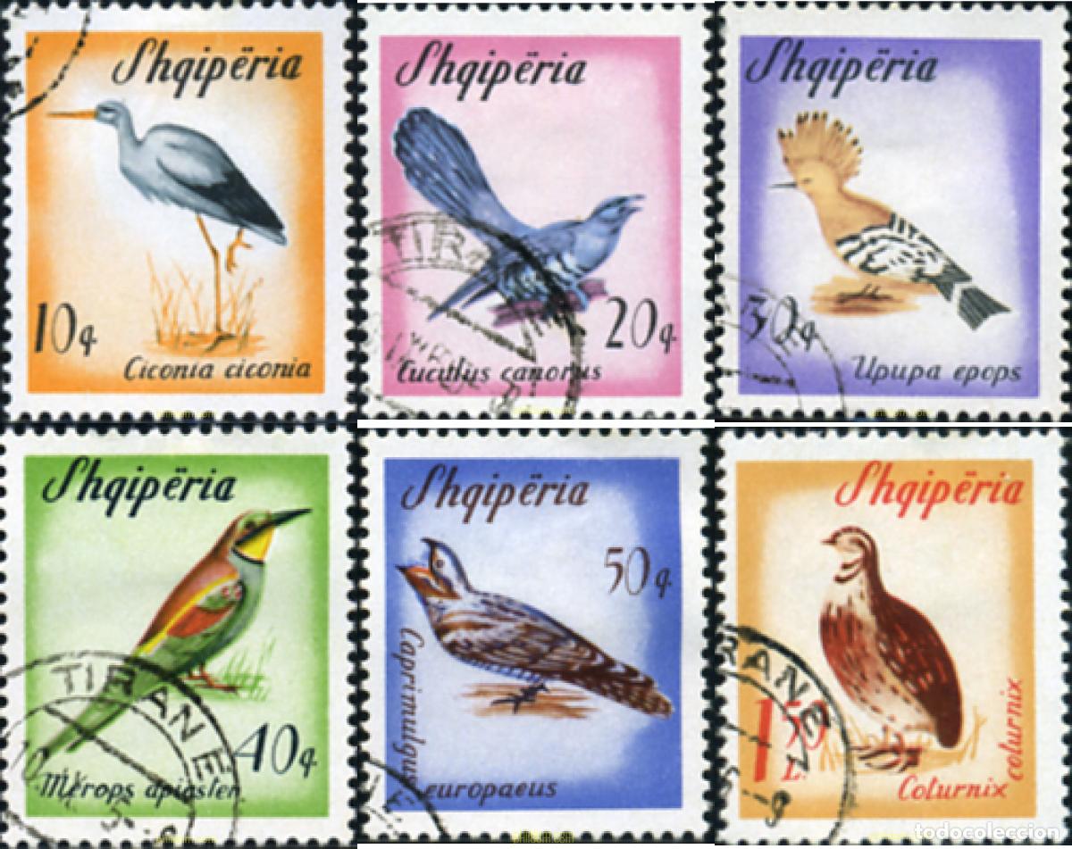Timbres: 339453 HINGED ALBANIA 1965 AVES MIGRATORIAS