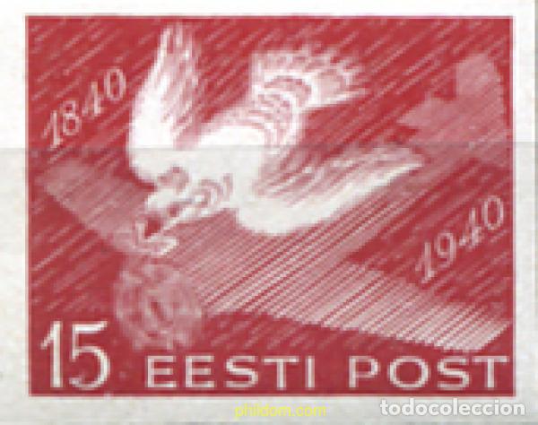 Sellos: 176868 MNH ESTONIA 1940 CENTENARIO DEL SELLO