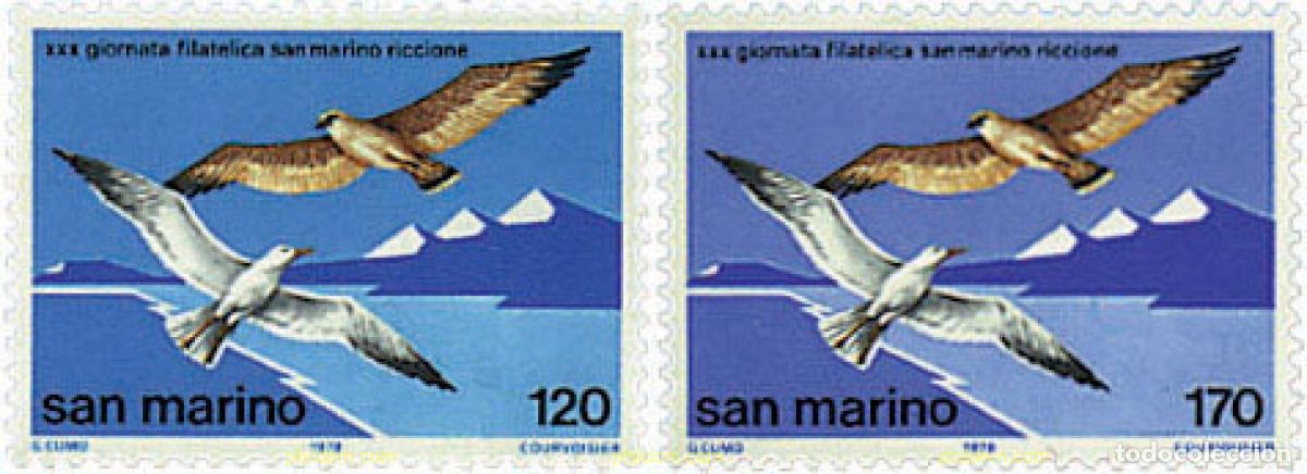 Sellos: 70324 MNH SAN MARINO 1978 JORNADA FILATELICA SAN MARINO - RICCIONE