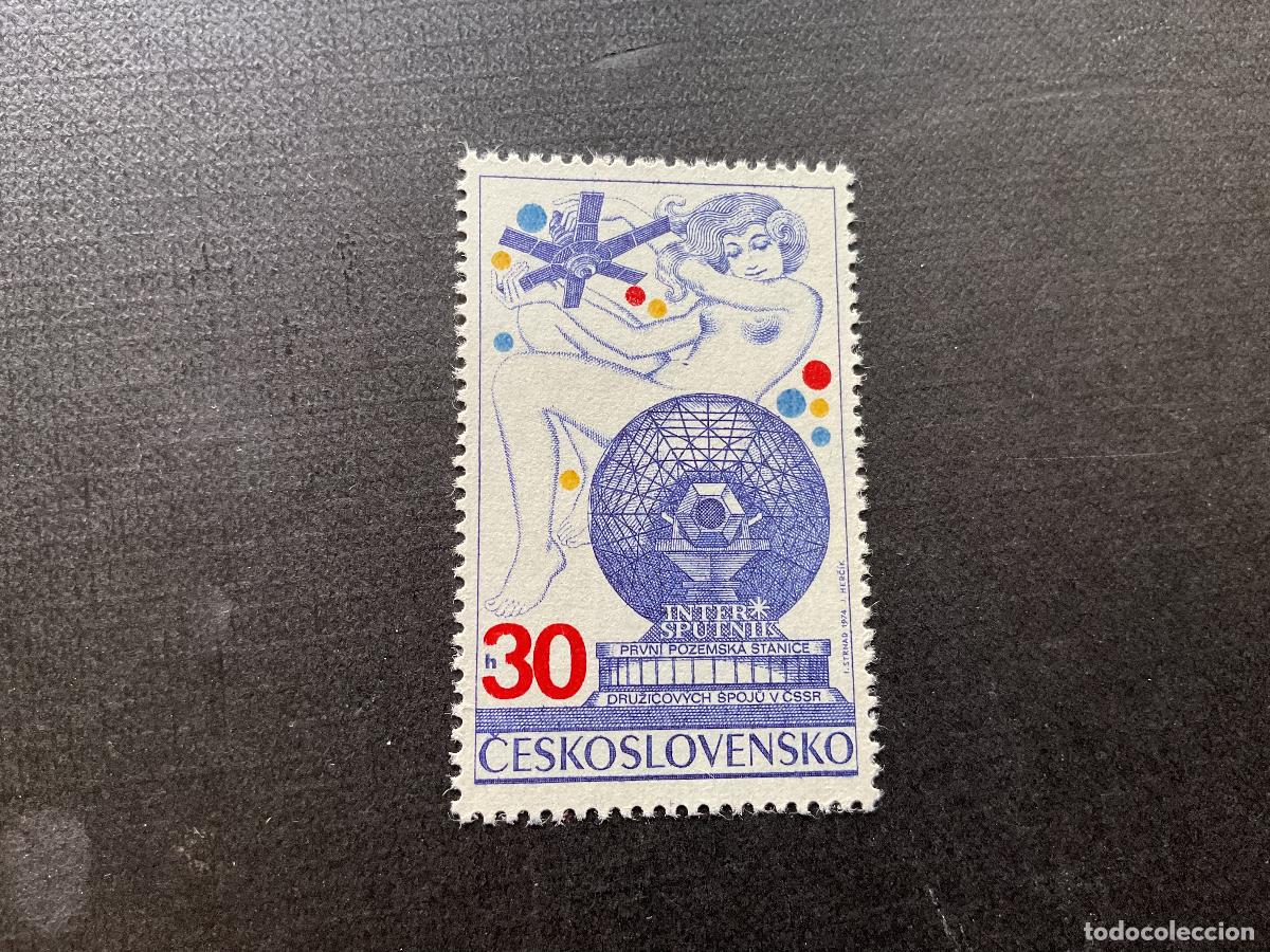 Sellos: CHECOSLOVAQUIA N&ordm; YVERT 2045*** A&Ntilde;O 1974. INTERSPUTNIK