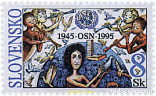 Sellos: 62647 MNH ESLOVAQUIA 1995 50 ANIVERSARIO DE LA ONU