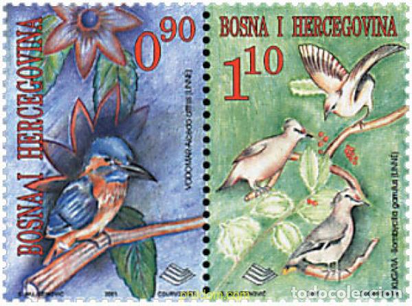 Briefmarken: 597872 MNH BOSNIA-HERZEGOVINA 2001 FAUNA. CABALLOS Y AVES